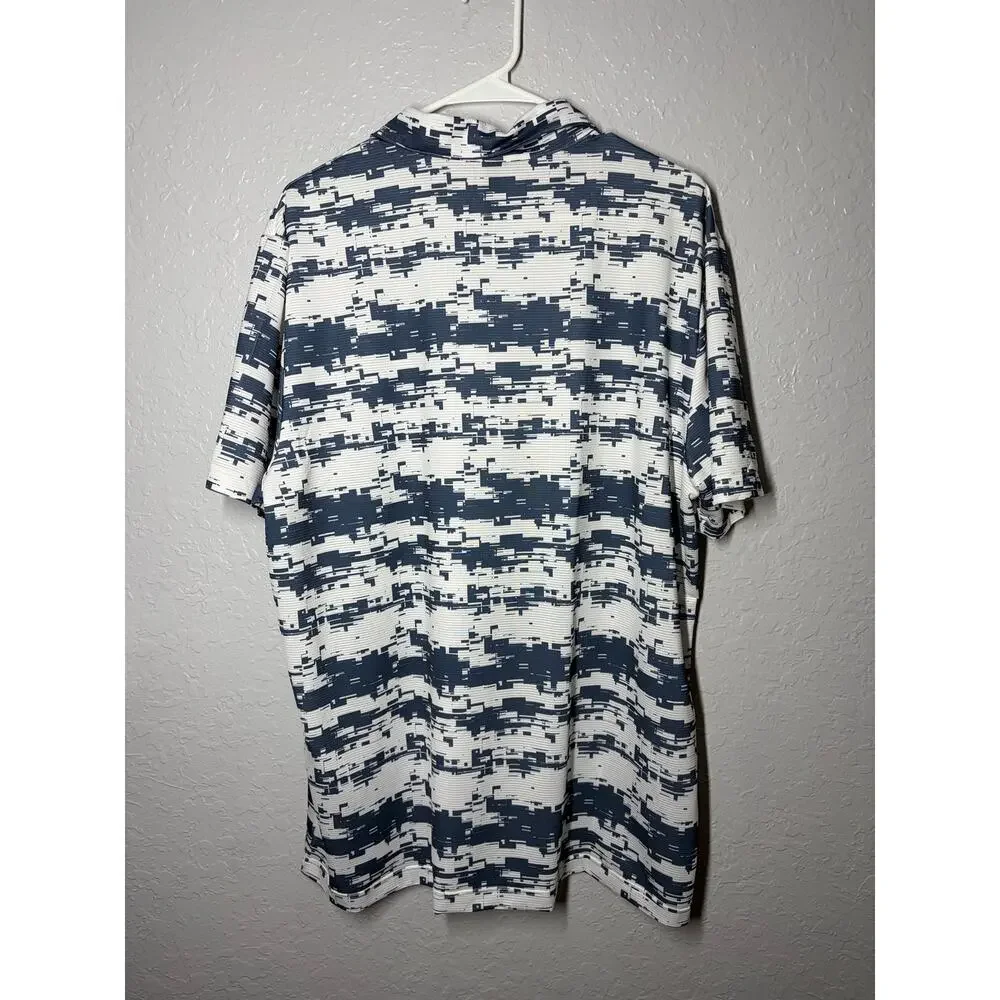 Adidas Ultimate 365 Heat Ready Stripe Men's Polo Sz XL